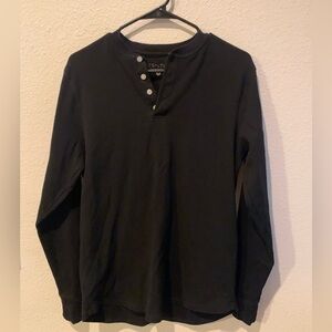 Esntls Henley Four Button Shirt